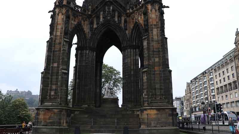 Walter Scott Monument in Edinburgh