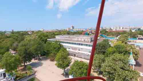 Вид с колеса обозрения