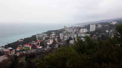 Вид на ЮБК с Юсуповского дворца