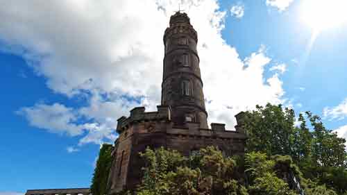Edinburgh, Scotland:Nelson's monument