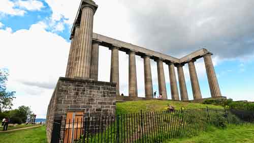 Calton Hill, National Monument of Scotland, Edinburgh