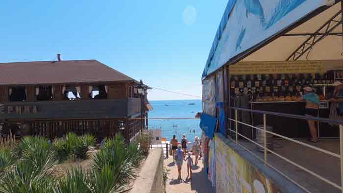 Новый свет, Крым: спуск к пляжу